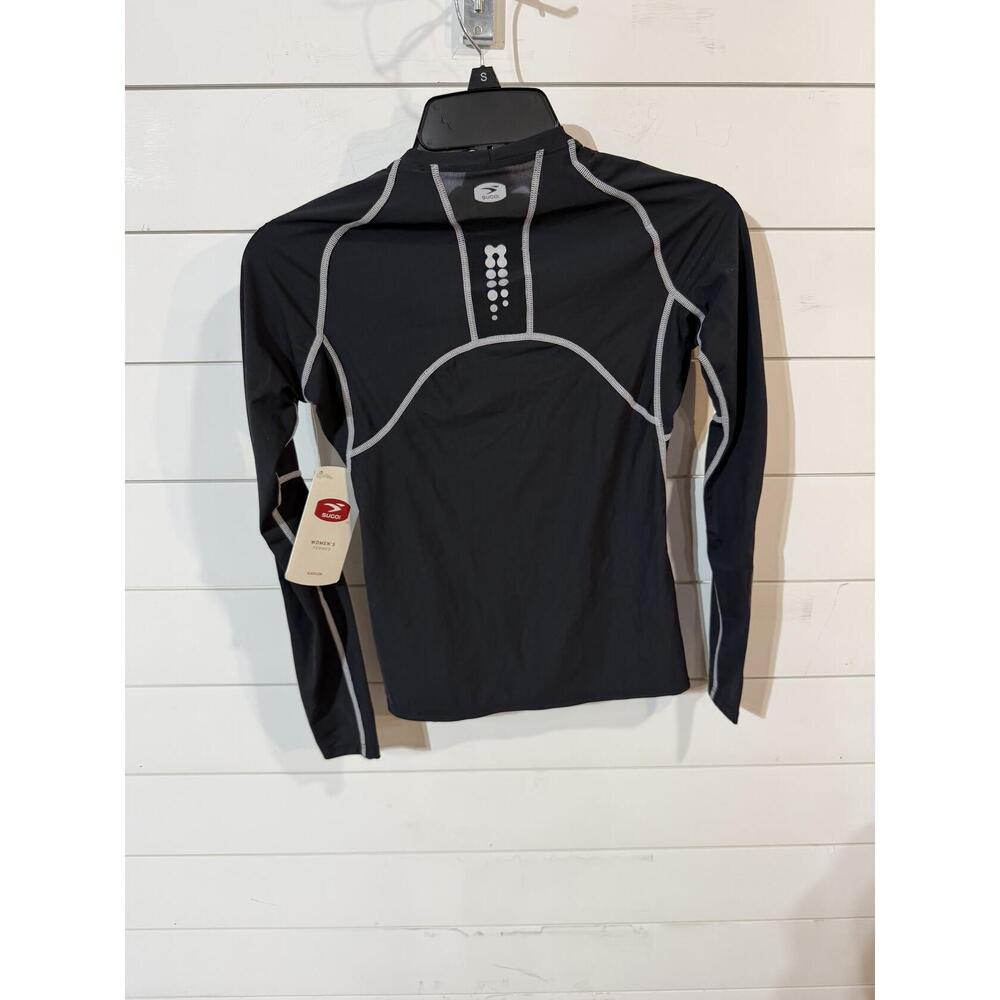 Sugoi Women’s Black Compression Long Sleeve Top Athletic M - Picture 2 of 2